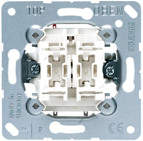 Выключатель без накладки без рамки Jung CD500/LS990 2-кл. картинка